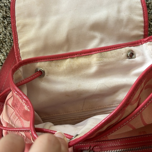 Pink Coach Backpack - Picture 3 of 5